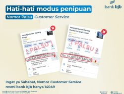 Nasabah Bank bjb Diimbau Waspadai Modus Penipuan Digital