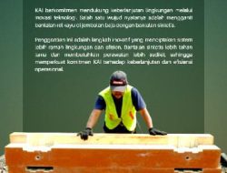 Jelang Nataru, PT KAI Daop 2 Lakukan Inovasi Keberlanjutan: Bantalan Sintetis Ramah Lingkungan Untuk Rel Kereta Api