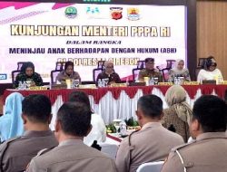 Kunjung an Menteri PPPA Republik Indonesia, Terkait Kasus Anak Berhadapan dengan Hukum di Polres Kota Cirebon