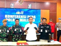 Satgas Yonarmed 4/PRH dan Sat Resnarkoba Polres Malinau, Gagalkan Penyelundupan Narkoba Jenis Sabu