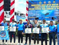Mantaf Prajurit Kodam III/Slw Raih Juara 2 Digelaran Makassar Navy Open Water Sport Competition 2025