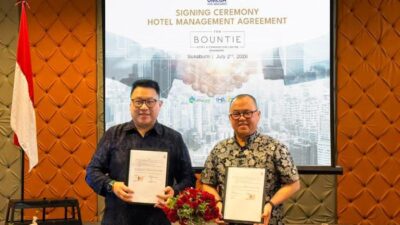 Omega Hotel Management Tandatangani LOI Pengoperasian The Bountie Hotel Sukabumi