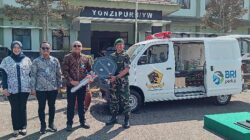 Perkuat Sinergi Antar-Instansi, BRI Peduli Serahkan Bantuan 1 Unit Ambulans untuk Yonzipur 3/YW Pangalengan