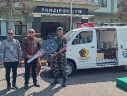 Perkuat Sinergi Antar-Instansi, BRI Peduli Serahkan Bantuan 1 Unit Ambulans untuk Yonzipur 3/YW Pangalengan